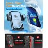 imageTrue AntiVibration Car Phone Holder VANMASS2025 Ultimate MilitaryGrade UpgradedSuction Cell Mount Truck Stand Cradle for Dashboard Windshield Vent for iPhone 16 Pro Max 15 14 13 Samsung AndroidGray