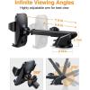 imageTrue AntiVibration Car Phone Holder VANMASS2025 Ultimate MilitaryGrade UpgradedSuction Cell Mount Truck Stand Cradle for Dashboard Windshield Vent for iPhone 16 Pro Max 15 14 13 Samsung AndroidGray