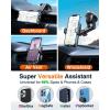 imageTrue AntiVibration Car Phone Holder VANMASS2025 Ultimate MilitaryGrade UpgradedSuction Cell Mount Truck Stand Cradle for Dashboard Windshield Vent for iPhone 16 Pro Max 15 14 13 Samsung AndroidBlack