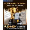 imageTrue AntiVibration Car Phone Holder VANMASS2025 Ultimate MilitaryGrade UpgradedSuction Cell Mount Truck Stand Cradle for Dashboard Windshield Vent for iPhone 16 Pro Max 15 14 13 Samsung AndroidGray