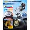 imageTrue AntiVibration Car Phone Holder VANMASS2025 Ultimate MilitaryGrade UpgradedSuction Cell Mount Truck Stand Cradle for Dashboard Windshield Vent for iPhone 16 Pro Max 15 14 13 Samsung AndroidGray