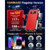 imageVANMASS 2024 Upgrade Phone Holders for Your Car Super Suction Cup Cell Phone Mount Car DashWindow Vent Desk Fit for iPhone 15 Pro Max 14 13 Universal Handsfree Automobile Vehicle CradlePurpleRed