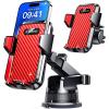 imageVANMASS 2024 Upgrade Phone Holders for Your Car Super Suction Cup Cell Phone Mount Car DashWindow Vent Desk Fit for iPhone 15 Pro Max 14 13 Universal Handsfree Automobile Vehicle CradlePurpleRed