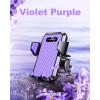 imageVANMASS 2024 Upgrade Phone Holders for Your Car Super Suction Cup Cell Phone Mount Car DashWindow Vent Desk Fit for iPhone 15 Pro Max 14 13 Universal Handsfree Automobile Vehicle CradlePurplePurple