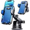 imageVANMASS 2024 Upgrade Phone Holders for Your Car Super Suction Cup Cell Phone Mount Car DashWindow Vent Desk Fit for iPhone 15 Pro Max 14 13 Universal Handsfree Automobile Vehicle CradlePurpleBlue