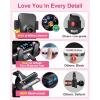 imageVANMASS 2024 Upgrade Phone Holders for Your Car Super Suction Cup Cell Phone Mount Car DashWindow Vent Desk Fit for iPhone 15 Pro Max 14 13 Universal Handsfree Automobile Vehicle CradlePurplePink