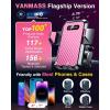 imageVANMASS 2024 Upgrade Phone Holders for Your Car Super Suction Cup Cell Phone Mount Car DashWindow Vent Desk Fit for iPhone 15 Pro Max 14 13 Universal Handsfree Automobile Vehicle CradlePurplePink