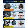 imageVANMASS 2024 Upgrade Phone Holders for Your Car Super Suction Cup Cell Phone Mount Car DashWindow Vent Desk Fit for iPhone 15 Pro Max 14 13 Universal Handsfree Automobile Vehicle CradlePurpleBlue