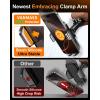 imageVANMASS 2025 Upgraded Car Phone Holder 85LBS Strongest Suction Patent Safety Cell Phone Mount Windshield Dashboard Vent Truck Accessories Stand Cradle for iPhone 16 Pro Max 15 14 13 AndroidClear Black