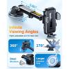 imageVANMASS 2025 Upgraded Car Phone Holder 85LBS Strongest Suction Patent Safety Cell Phone Mount Windshield Dashboard Vent Truck Accessories Stand Cradle for iPhone 16 Pro Max 15 14 13 AndroidBlack