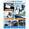 imageVANMASS 2025 Upgraded Car Phone Holder 85LBS Strongest Suction Patent Safety Cell Phone Mount Windshield Dashboard Vent Truck Accessories Stand Cradle for iPhone 16 Pro Max 15 14 13 AndroidBlue