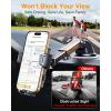 imageVANMASS 2025 Upgraded Car Phone Holder 85LBS Strongest Suction Patent Safety Cell Phone Mount Windshield Dashboard Vent Truck Accessories Stand Cradle for iPhone 16 Pro Max 15 14 13 AndroidClear Black