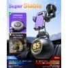 imageVANMASS 2025Strongest Suction ampamp MilitaryGrade Car Phone Mount Patent ampamp SafetyUltimate Cell Phone Holder Handsfree Stand for Dash Windshield Vent for iPhone 16 15 Pro Max 14 Android ampamp Truck PinkPurple