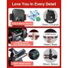 imageVANMASS 2025Strongest Suction ampamp MilitaryGrade Car Phone Mount Patent ampamp SafetyUltimate Cell Phone Holder Handsfree Stand for Dash Windshield Vent for iPhone 16 15 Pro Max 14 Android ampamp Truck PinkRed