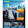 imageVANMASS 2025True MilitaryGrade Phone Holders for Your Car 65LBS Strongest Suction ampamp Clip Ultimate Cell Phone Mount Dashboard Window Vent for iPhone 16 Pro Max 15 14 13 12 Samsung Android TruckSilver