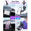 imageVANMASS 2025True MilitaryGrade Phone Holders for Your Car 65LBS Strongest Suction ampamp Clip Ultimate Cell Phone Mount Dashboard Window Vent for iPhone 16 Pro Max 15 14 13 12 Samsung Android TruckPurple