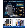 imageVANMASS 2025True MilitaryGrade Phone Holders for Your Car 65LBS Strongest Suction ampamp Clip Ultimate Cell Phone Mount Dashboard Window Vent for iPhone 16 Pro Max 15 14 13 12 Samsung Android TruckBlack