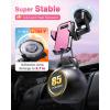 imageVANMASS 85LBS Strongest Suction ampamp MilitaryGrade 2025 Ultimate Car Phone MountPatent ampamp Safety Certs Cell Phone Holder Truck Desk for Dashboard Windshield Vent for iPhone 16 15 Pro Max 14 SamsungPink