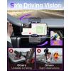 imageVANMASS Car Phone Holder Mount 2025 Upgraded Patent SteelHook Car Vent Phone Mount Clip MilitaryGrade Shockproof Cell Phone Car Mount Handsfree Truck Stand Vent Cradle for iPhone 16 AndroidBlackPurple