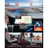 imageVANMASS Car Phone Holder Mount 2025 Upgraded Patent SteelHook Car Vent Phone Mount Clip MilitaryGrade Shockproof Cell Phone Car Mount Handsfree Truck Stand Vent Cradle for iPhone 16 AndroidBlackRed
