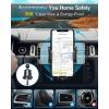 imageVANMASS Car Phone Holder Mount 2025 Upgraded Patent SteelHook Car Vent Phone Mount Clip MilitaryGrade Shockproof Cell Phone Car Mount Handsfree Truck Stand Vent Cradle for iPhone 16 AndroidBlackBlue