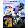 imageVANMASS Longest Lasting True MilitaryGrade Car Phone Holder Strongest Suction ampamp Clip Cell Mount Dashboard Windshield Vent Automobile Cradle Truck Accessories for iPhone 16 15 Pro Max 14 13 AndroidPurple