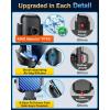imageVANMASS Longest Lasting True MilitaryGrade Car Phone Holder Strongest Suction ampamp Clip Cell Mount Dashboard Windshield Vent Automobile Cradle Truck Accessories for iPhone 16 15 Pro Max 14 13 AndroidBlue