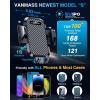 imageVANMASS Longest Lasting True MilitaryGrade Car Phone Holder Strongest Suction ampamp Clip Cell Mount Dashboard Windshield Vent Automobile Cradle Truck Accessories for iPhone 16 15 Pro Max 14 13 AndroidBlack