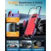 imageVANMASS Pro Version Universal Car Phone Mount 2025 Super Suction Cup Phone Holder for Car Cell Phone Car Mount for Windshield Dash Vent Truck Stand for iPhone 16 Pro Max 15 14 13 Samsung AndroidRed