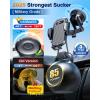 imageVANMASS Pro Version Universal Car Phone Mount Super Suction Cup Dashboard Phone Holder Handsfree Windshield Dash Vent Phone Holder Car Compatible for iPhone 16 15 14 13 Samsung LG ampamp TruckBlueBlack