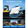 imageVANMASS True MilitaryGrade Car Phone Holder Upgraded Suction ampamp Clip Cell Phone Mount for Dashboard Windshield Vent Truck Cradle Dash Stand for iPhone 16 Pro Max 15 14 13 12 Android PurpleBlue