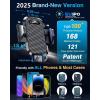 imageVANMASS True MilitaryGrade Car Phone Holder Upgraded Suction ampamp Clip Cell Phone Mount for Dashboard Windshield Vent Truck Cradle Dash Stand for iPhone 16 Pro Max 15 14 13 12 Android PurpleBlack