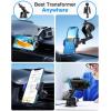 imageVANMASS True MilitaryGrade Car Phone Holder Upgraded Suction ampamp Clip Cell Phone Mount for Dashboard Windshield Vent Truck Cradle Dash Stand for iPhone 16 Pro Max 15 14 13 12 Android PurpleBlue
