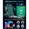 imageVANMASS True MilitaryGrade Car Phone Holder Upgraded Suction ampamp Clip Cell Phone Mount for Dashboard Windshield Vent Truck Cradle Dash Stand for iPhone 16 Pro Max 15 14 13 12 Android PurpleGreen