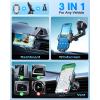 imageVANMASS Ultimate MilitaryGrade Car Phone Holder 2025 85LBS Strongest Suction Cell Mount with Safety Cert for Dashboard Windshield Vent Truck Cradle Stand for iPhone 16 Pro Max 15 14 13 Android