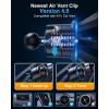 imageVANMASS Universal Car Vent Clip 17mm Ball Joint Steel Hook up with TwistLock for VerticalHorizontal Vent