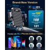 imageVANMASS Upgraded Car Vent Phone Holder Mount Compatible for iPhone 13 Pro Max 12 11 X Xr Xs 8 7 Plus Mini Se Android Mobile Cell Smartphone Universal Vehicle Handsfree Easy Clamp Clip CradleBlue1stGeneration