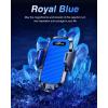 imageVANMASS Upgraded Car Vent Phone Holder Mount Compatible for iPhone 13 Pro Max 12 11 X Xr Xs 8 7 Plus Mini Se Android Mobile Cell Smartphone Universal Vehicle Handsfree Easy Clamp Clip CradleBlue3rdGeneration