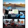 imageVANMASS Upgraded Car Vent Phone Holder Mount Compatible for iPhone 13 Pro Max 12 11 X Xr Xs 8 7 Plus Mini Se Android Mobile Cell Smartphone Universal Vehicle Handsfree Easy Clamp Clip CradleBlue1stGeneration