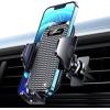 imageVANMASS Upgraded Car Vent Phone Holder Mount Compatible for iPhone 13 Pro Max 12 11 X Xr Xs 8 7 Plus Mini Se Android Mobile Cell Smartphone Universal Vehicle Handsfree Easy Clamp Clip CradleBlue1stGeneration