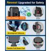 imageVANMASS Upgraded Car Vent Phone Holder Mount Compatible for iPhone 13 Pro Max 12 11 X Xr Xs 8 7 Plus Mini Se Android Mobile Cell Smartphone Universal Vehicle Handsfree Easy Clamp Clip CradleBlue1stGeneration
