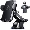 imageTrue AntiVibration Car Phone Holder VANMASS2025 Ultimate MilitaryGrade UpgradedSuction Cell Mount Truck Stand Cradle for Dashboard Windshield Vent for iPhone 16 Pro Max 15 14 13 Samsung AndroidBlack