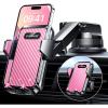 imageVANMASS 2024 Upgrade Phone Holders for Your Car Super Suction Cup Cell Phone Mount Car DashWindow Vent Desk Fit for iPhone 15 Pro Max 14 13 Universal Handsfree Automobile Vehicle CradlePurplePink