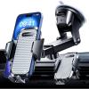 imageVANMASS 2025True MilitaryGrade Phone Holders for Your Car 65LBS Strongest Suction ampamp Clip Ultimate Cell Phone Mount Dashboard Window Vent for iPhone 16 Pro Max 15 14 13 12 Samsung Android TruckSilver