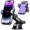 imageVANMASS 85LBS Strongest Suction ampamp MilitaryGrade 2025 Ultimate Car Phone MountPatent ampamp Safety Certs Cell Phone Holder Truck Desk for Dashboard Windshield Vent for iPhone 16 15 Pro Max 14 SamsungPurple