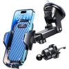 imageVANMASS Longest Lasting True MilitaryGrade Car Phone Holder Strongest Suction ampamp Clip Cell Mount Dashboard Windshield Vent Automobile Cradle Truck Accessories for iPhone 16 15 Pro Max 14 13 AndroidBlue