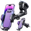 imageVANMASS Longest Lasting True MilitaryGrade Car Phone Holder Strongest Suction ampamp Clip Cell Mount Dashboard Windshield Vent Automobile Cradle Truck Accessories for iPhone 16 15 Pro Max 14 13 AndroidPurple