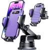 imageVANMASS Pro Version Universal Car Phone Mount Super Suction Cup Dashboard Phone Holder Handsfree Windshield Dash Vent Phone Holder Car Compatible for iPhone 16 15 14 13 Samsung LG ampamp TruckBluePurple