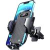 imageVANMASS Upgraded Car Vent Phone Holder Mount Compatible for iPhone 13 Pro Max 12 11 X Xr Xs 8 7 Plus Mini Se Android Mobile Cell Smartphone Universal Vehicle Handsfree Easy Clamp Clip CradleBlue1stGeneration