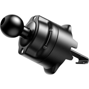 imageVANMASS Universal Car Vent Clip 17mm Ball Joint Steel Hook up with TwistLock for VerticalHorizontal Vent